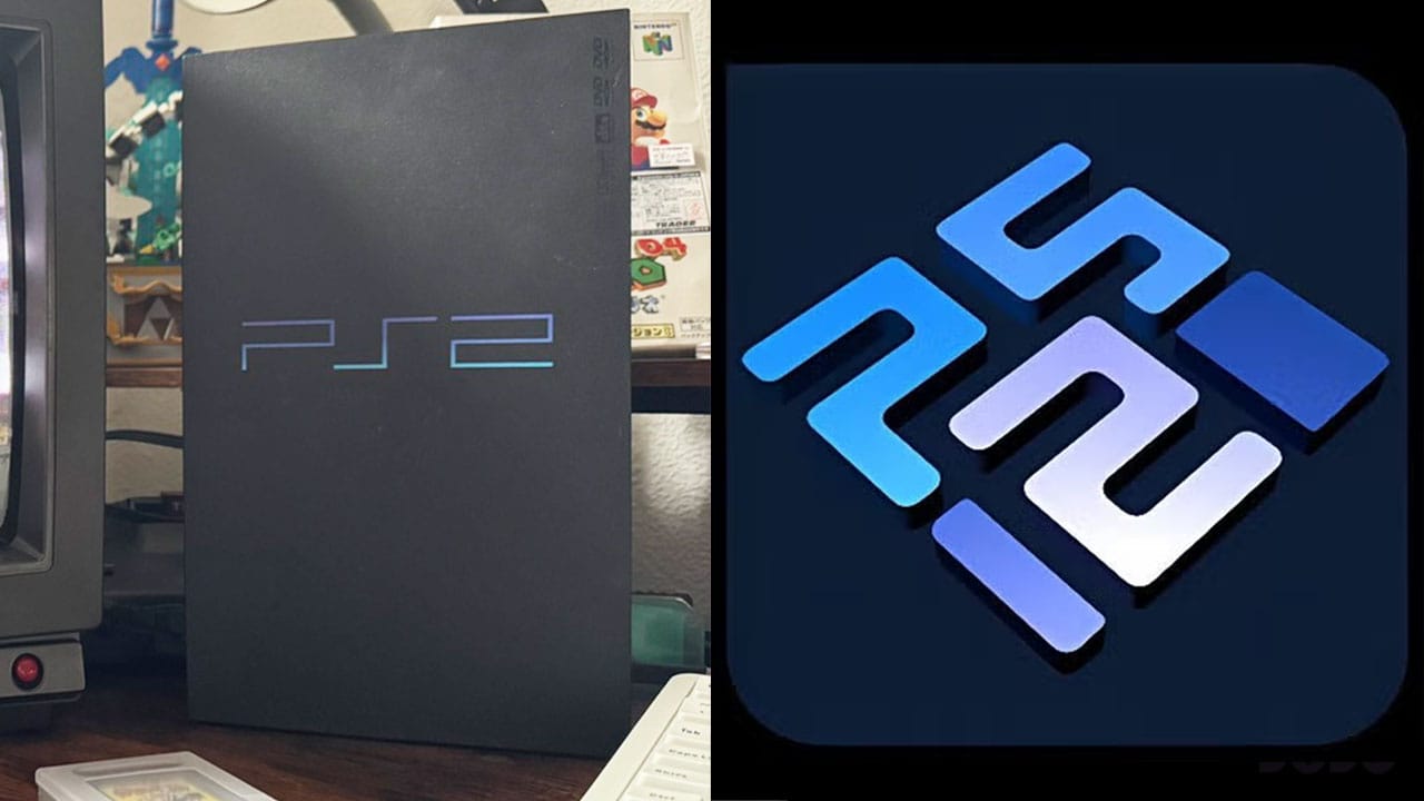 PS2 style artwork with PCSX2